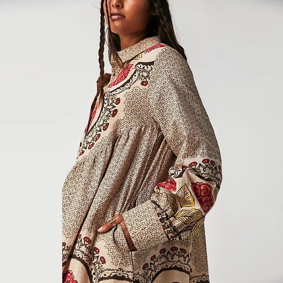 Free People Smell The Roses Mini Dress NWT - Picture 3 of 8